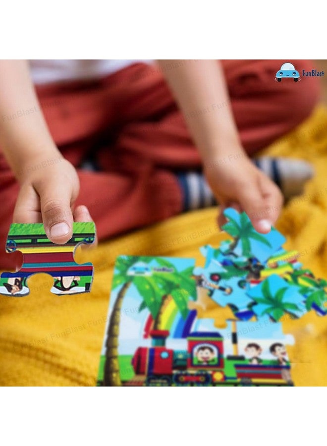 FunBlast Train Engine Jigsaw Puzzle for Kids - 24 Pcs Jigsaw Puzzle for Kids, Boys, Girls (Multicolor) - Image 5