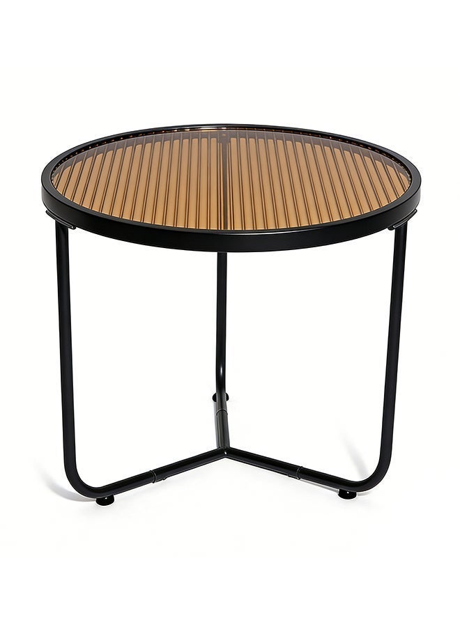 Migue home Set of 2 Nesting Round Coffee Table for Living Room, Side Table, Easy Assembly, Multicolor Top - Image 5