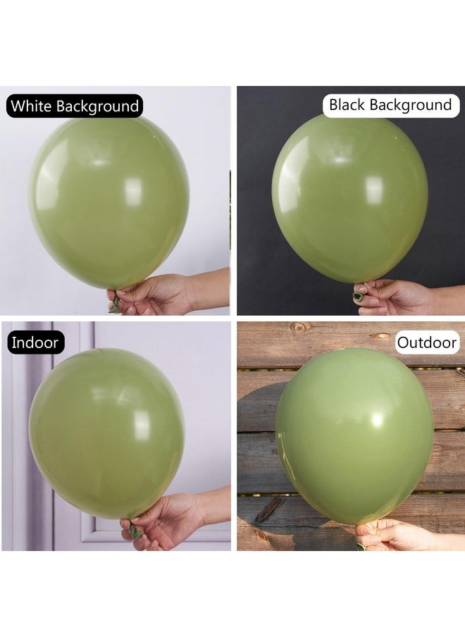 PartyWoo - Sage Green Balloons 85 Pcs Boho Green Balloons Different Sizes Pack Of 18 Inch 12 Inch 10 Inch 5 Inch Matte Green Balloons For Balloon Garland Or Balloon Arch As Party Decorations Greenf11 - Image 1