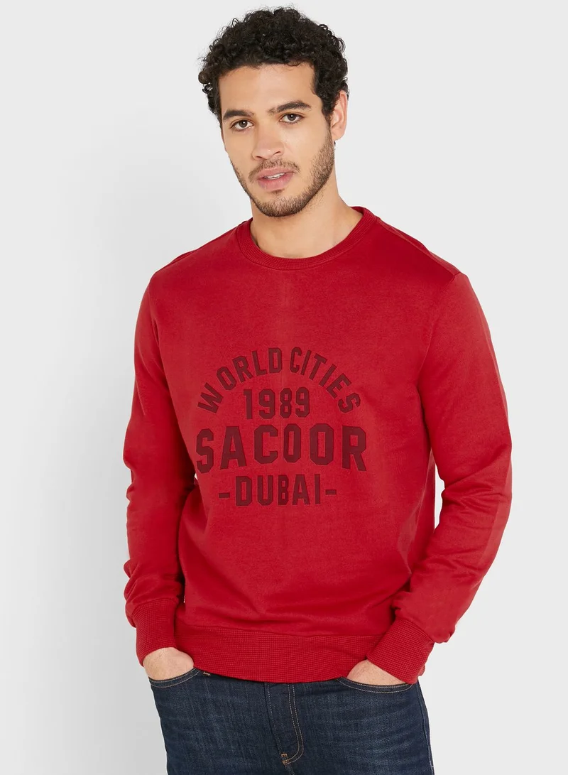 Sacoor Brothers Slogan Sweatshirt