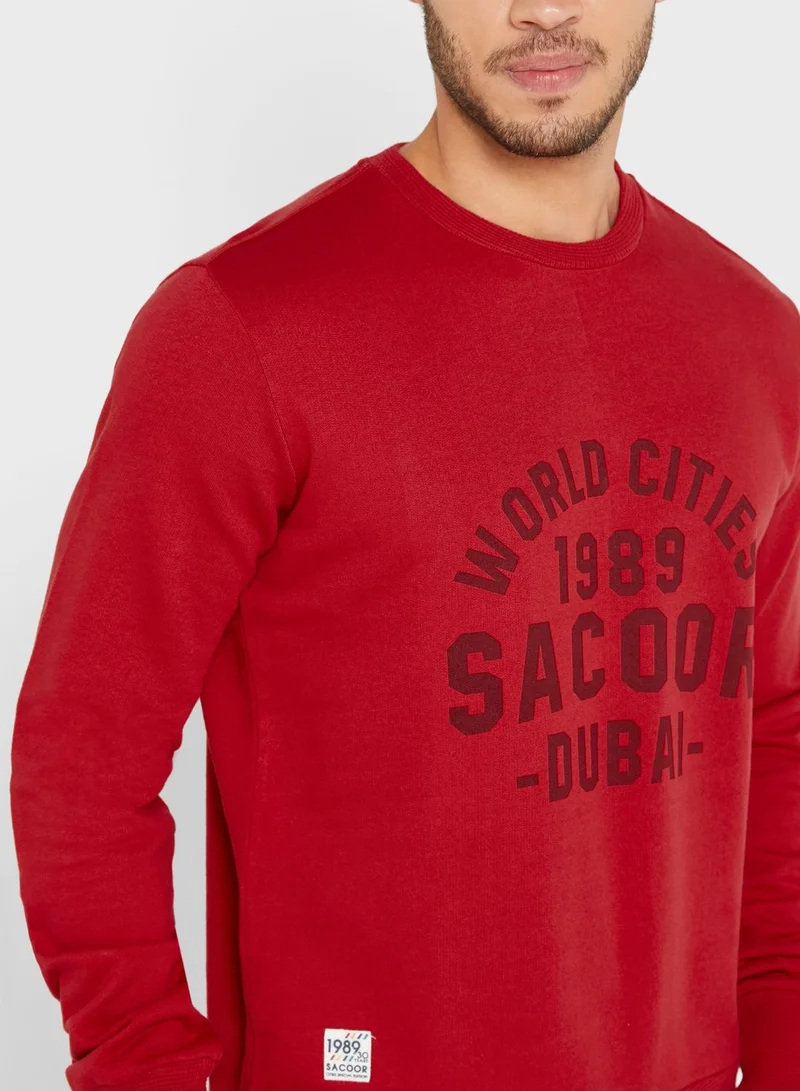 Sacoor Brothers Slogan Sweatshirt