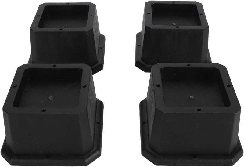 Chair Risers Furniture Lift Stand, Sturdy Support Bed Raisers Blocks for Cabinet (4PCS, Rubber Material) (Style 2) - Image 3