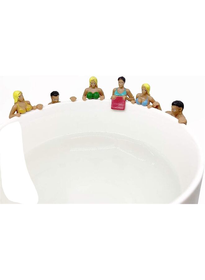 Wine Glass Tags Charms Hanging Ornament Identify Label Cup Edge Action Figurines Doll for Champagne Drink Marker - Image 2