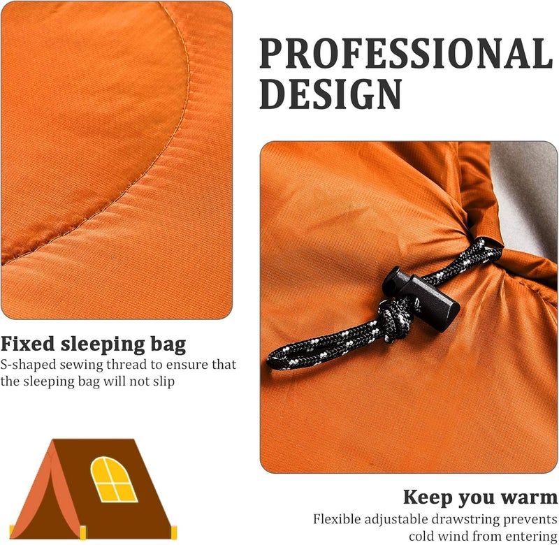 ECOOPRO Warm Weather Sleeping Bag - Portable, Waterproof, Compact Lightweight, Comfort with Compression Sack - Great for Outdoor Camping, Backpacking & Hiking-83 L x 30" W Fits Adults - Image 4