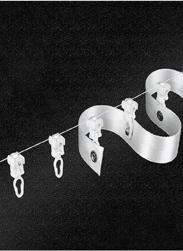 Curtain Wave Runner Plastic S Wave Sliders for Curtain Track