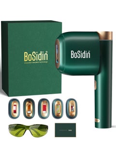 Bosidin Professional IPL Laser Hair Removal Machine Green for Permanent Whole Body Hair Removal Men and Women  - Image 1