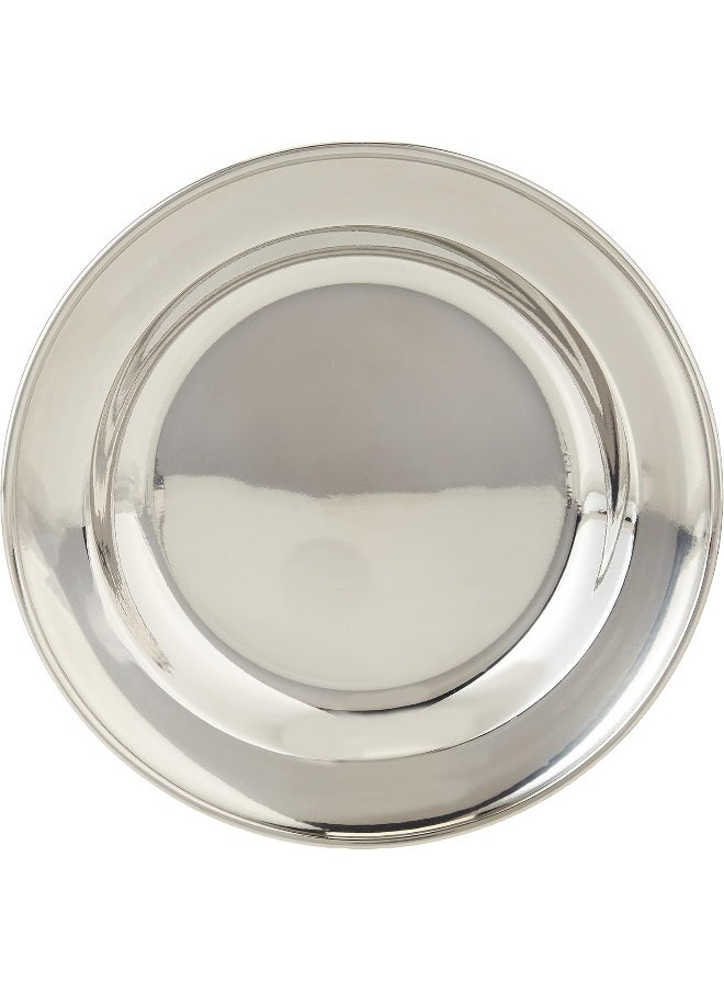 RAJ RAJ STAINLESS STEEL SOUP PLATE, 20.5 CM, SP0009, SOUP PLATE , SERVEWARE , SERVING PLATE , RICE PLATE  - Image 1