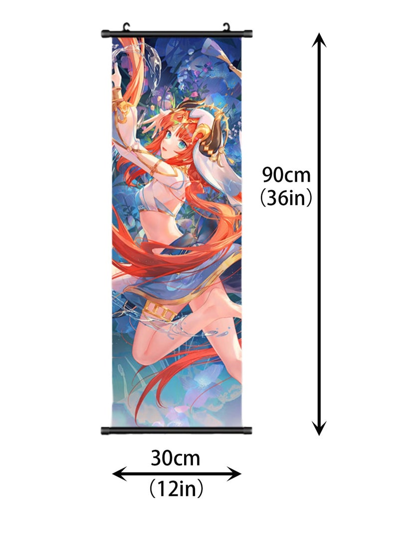 Generic - Genshin Impact Character Hanging Scroll Painting Bedroom Mural Home Decoration Painting Two-dimensional Comic Exhibition Poster (YS-9) - Image 1