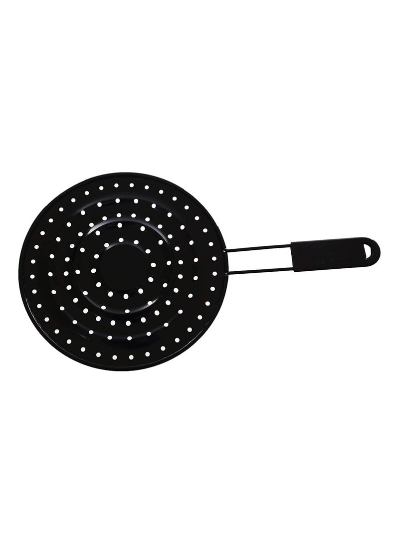 أداة معدنية لمنع احتراق الأرز – أسود - Image 2