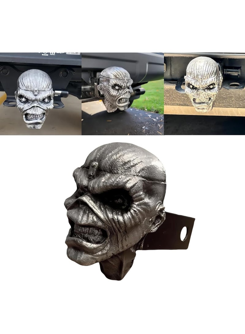 general New Iron Sculpture Hitch Cover Funy nique Trailer Hitch Cover for Truck sv Cars Accessories Fits for 2in Hitch Cover Car Exterior Accessories - Image 1