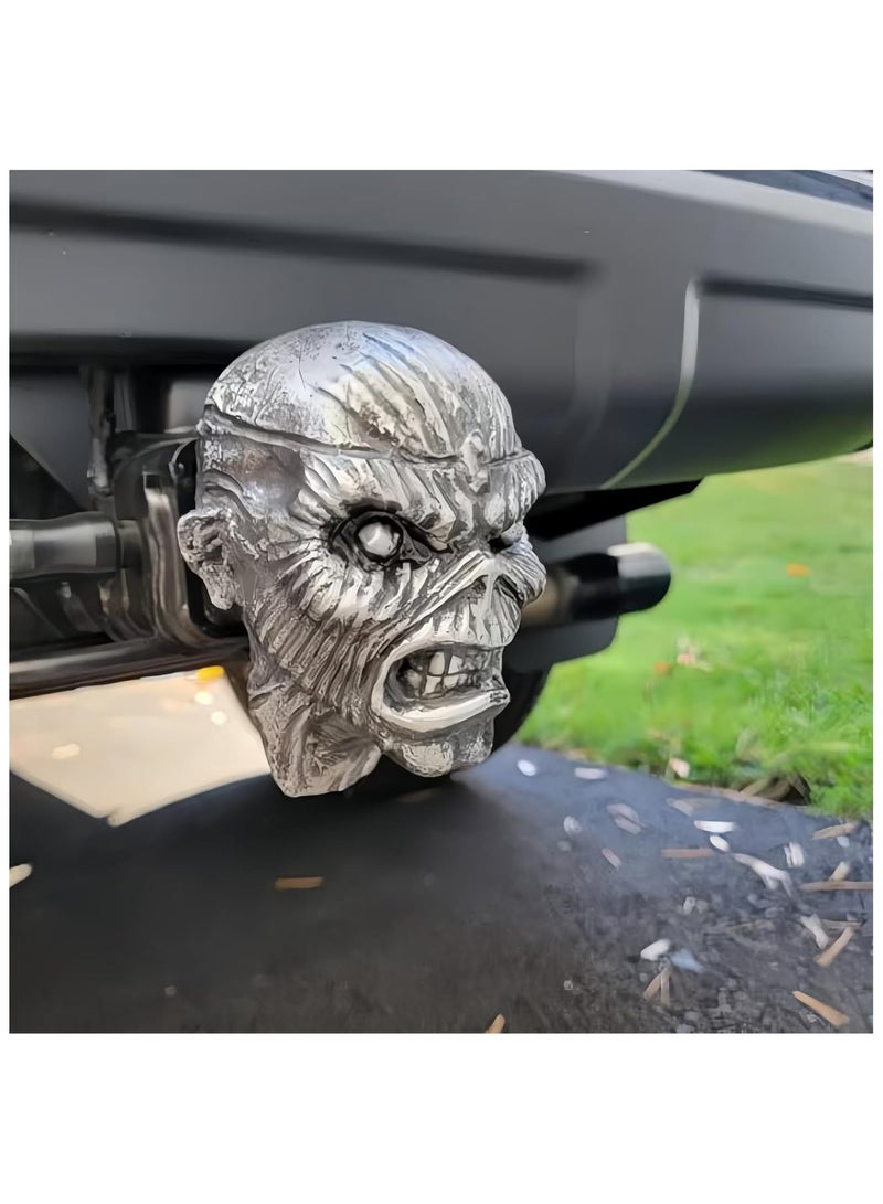 general New Iron Sculpture Hitch Cover Funy nique Trailer Hitch Cover for Truck sv Cars Accessories Fits for 2in Hitch Cover Car Exterior Accessories - Image 4