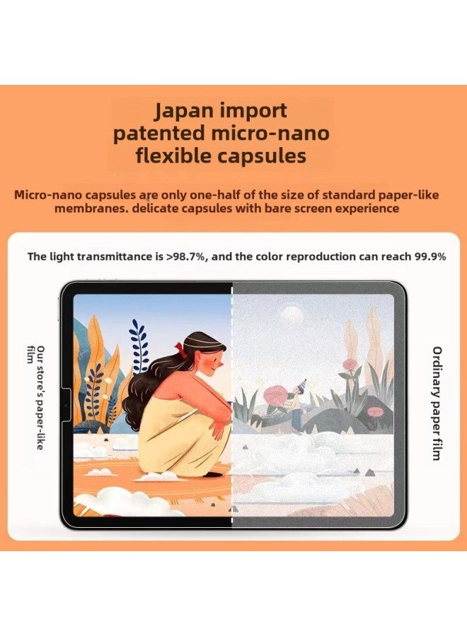 Japan IPad Paper Film Pro11/12.9 Painting Film Pro9.7/10.2 Handwriting Film AR Transparent-Color:Ultra-clear Ar Anti-reflection Film Full Screen Coverage Set-Size:12.9 2017/2015 - Image 2