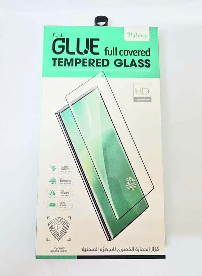 Samsung Galaxy S22 Ultra Full Glue Full Covered Tempered Glass - Image 2