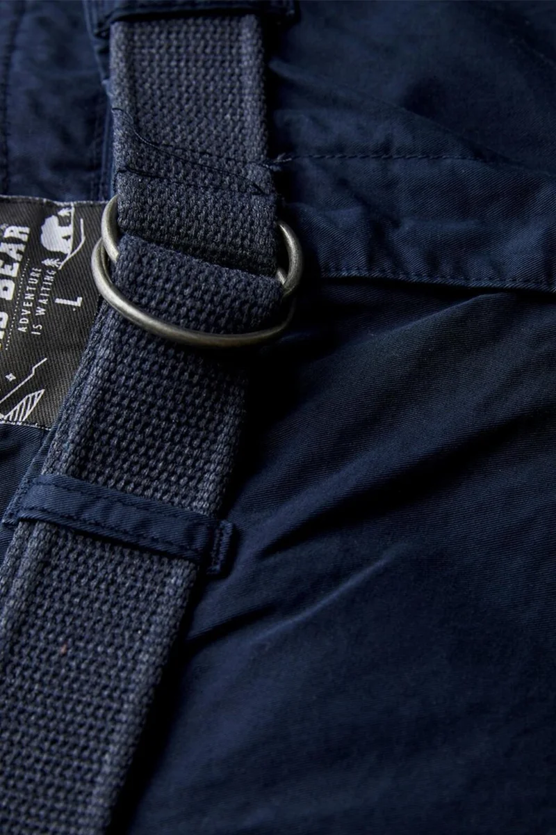 باد بير Forager Men's Navy Blue Cargo Shorts