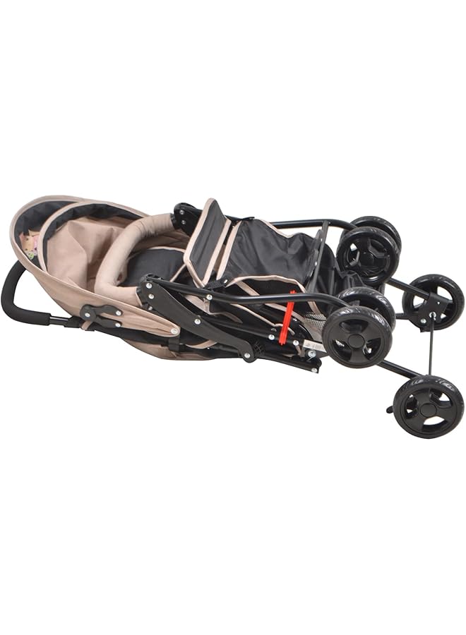 Kiko Stroller For Newborn Baby Beige - Image 5