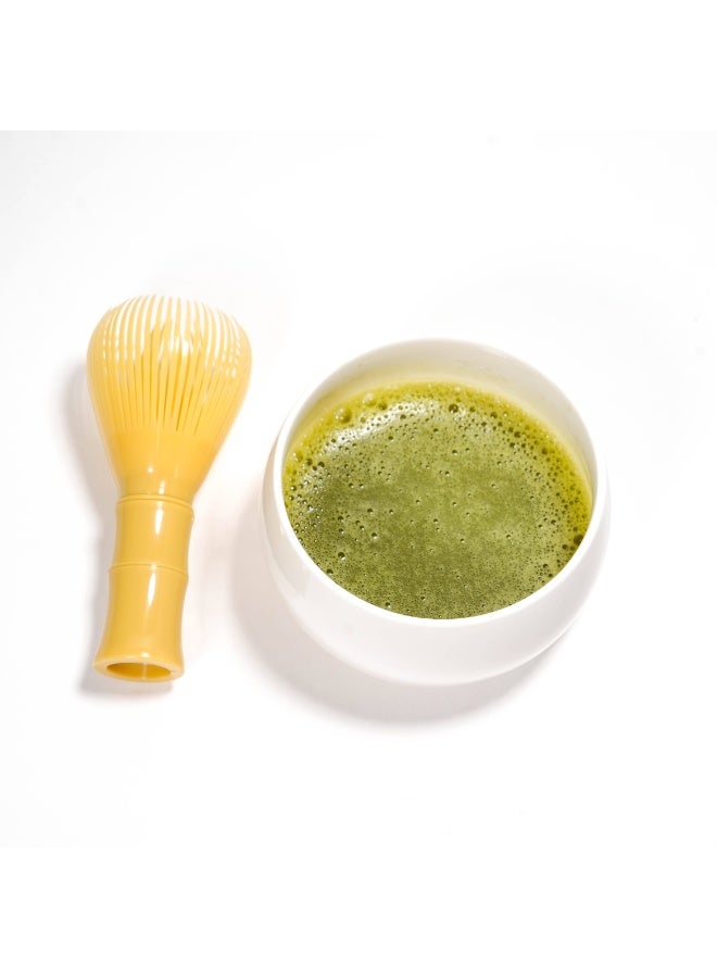 Resin matcha whisk, detachable tea brush, matcha powder special mixer, tea ceremony tool set with plastic storage base, easy to clean, reusable matcha whisk, Japanese tea whisk, handmade tea set  - Image 2