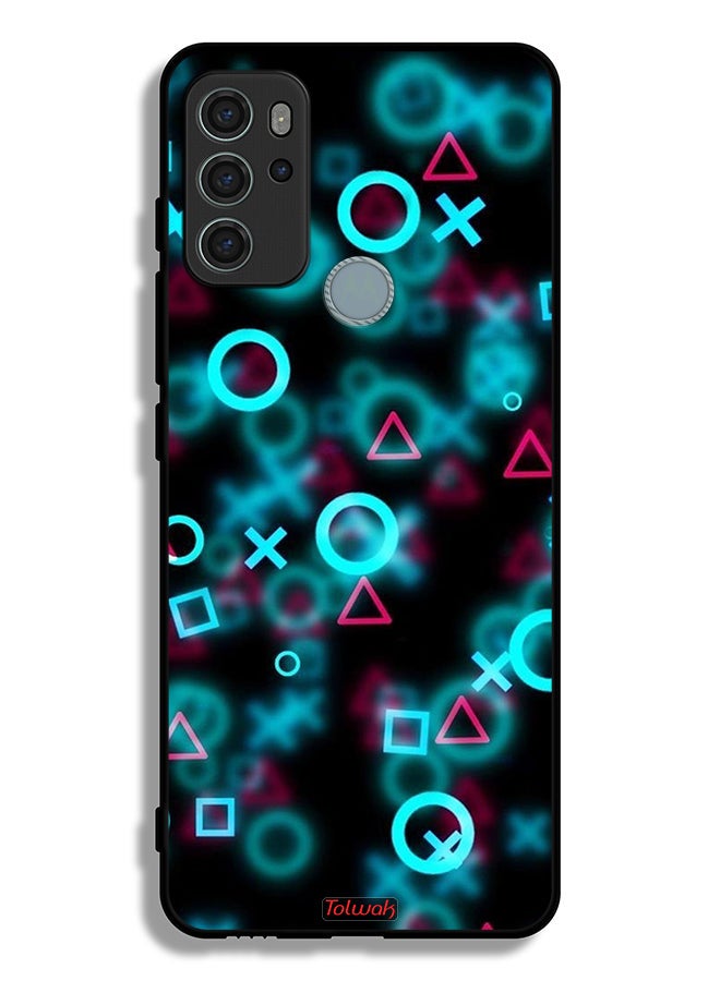 Tolwak Motorola Moto G60S Protective Case Cover Squid Game Icons Small - Image 2