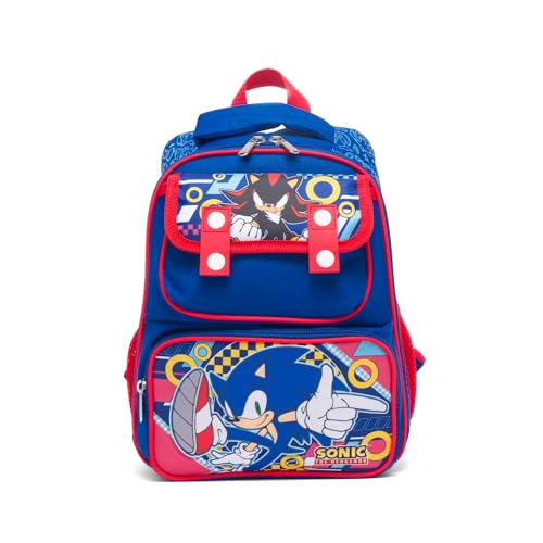 Ruz - Sonic 12 Inch Pre-School backpack with Padded Back and Adjustable Straps, Large, Blue, A28250 - Image 1