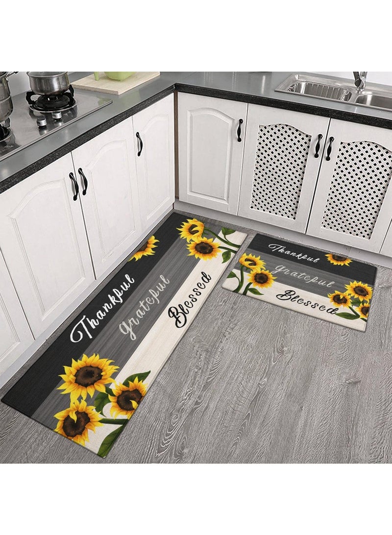 general 2-Piece Non-Slip Floor Mats Super Absorbent Kitchen Rug Set - Image 1