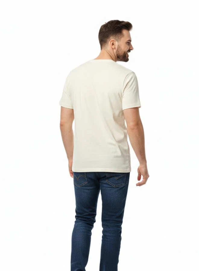 تايك تو تيشيرت بياقة دائرية وطبعة جرافيك