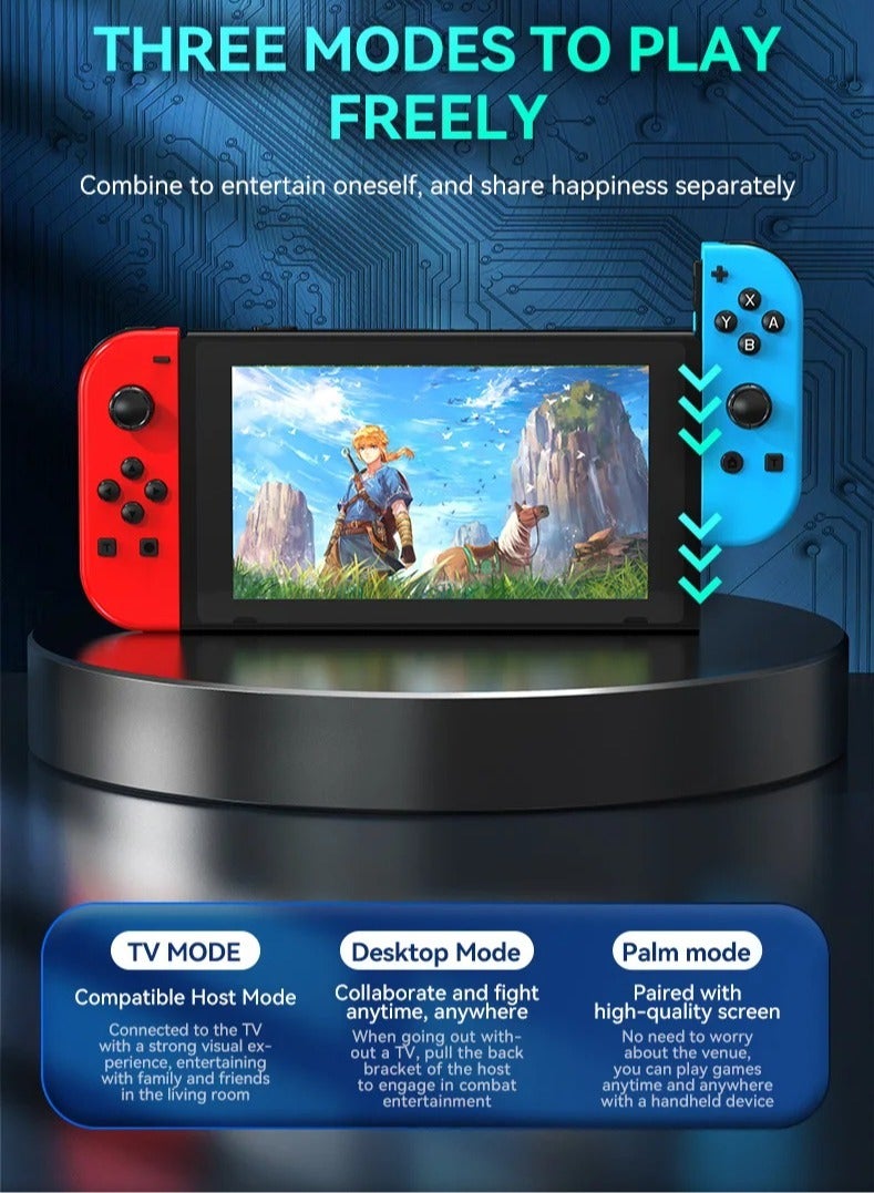 RGB Wireless Controller, 6 Axis Gyro Bluetooth Joystick Controller, Lightweight And Portable Gamepad With Wake Up Function, Dual Vibration Gaming Controller For Nintendo Switch, (Pink) - Image 4