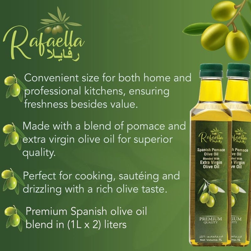 Rafaella Spanish Pomace Olive Oil, 2 X 1 Liter - Image 5