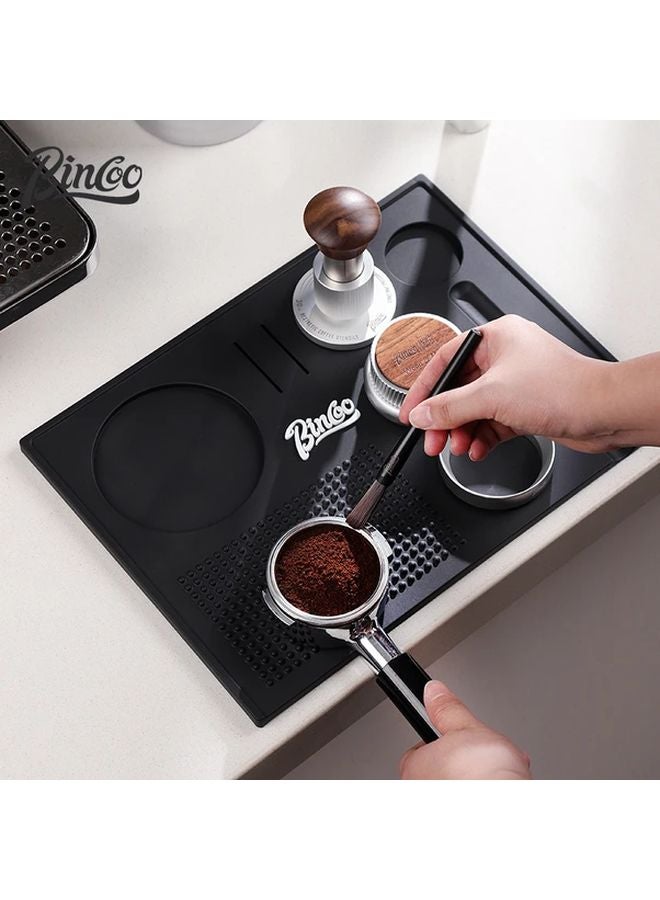 Black Multifunctional Pressed Powder Pad 51 53 58mm Universal Coffee Barista Tool - Image 3