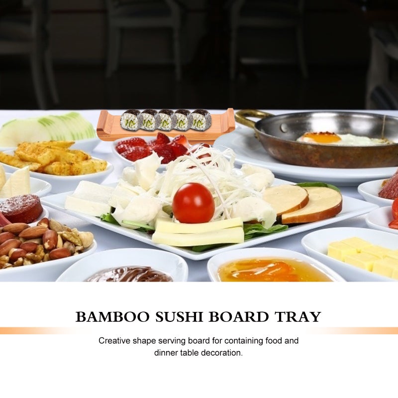 Board Tray Premium Sushi Board Sushi Serving Board - Image 3
