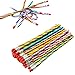 Hamiggaa 35 PCS Colorful Flexible Soft Bendable Pencil with Eraser Magic Striped Pencil for Children and Students Valentines Day Classroom Gifts Back to School Supplies - Image 3