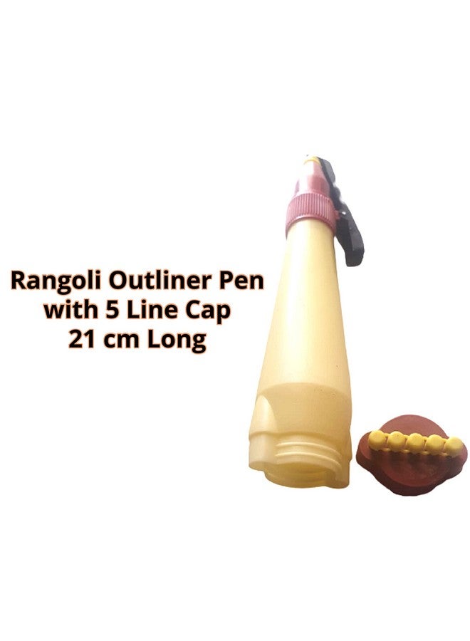 Artonezt طابع رانغولي السحري من أرتونيت + 5 قوالب + 2 حشوات + 1 قلم رانغولي لتزيين الأرضيات في نافراتري بونغال بوجا ماندير ديوالي - Image 5