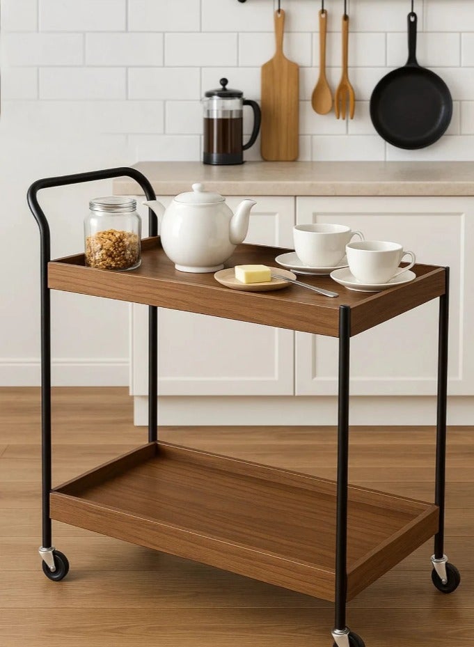 Private House Wooden tea and coffee serving trolley - Image 1