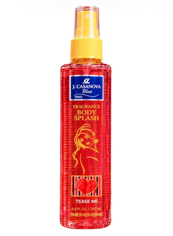 J. Casanova Blue - Tease Me Fragrance Body Splash (250 ml)