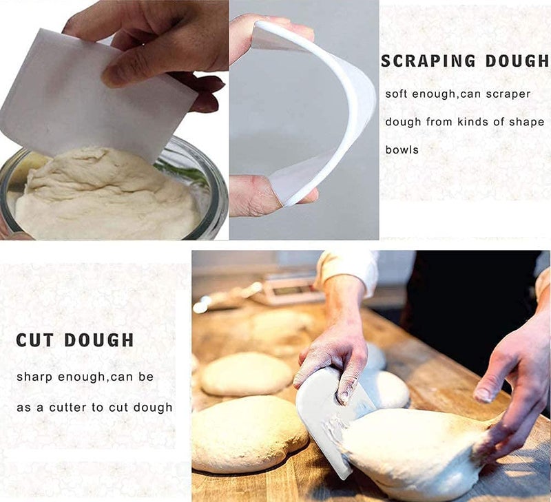 Plateau ELK Danish Dough Whisk, Dutch Style Bread Whisk For Sourdough Cooking Kitchen with Stainless Steel Danish Sourdough Whisks Bread Mixer 13" and Dough Scraper - Image 4
