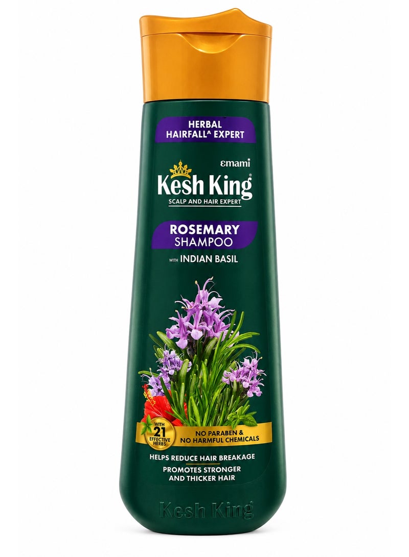 Kesh King Indian Basil Organics Rosemary Hair Shampoo 340 ml
