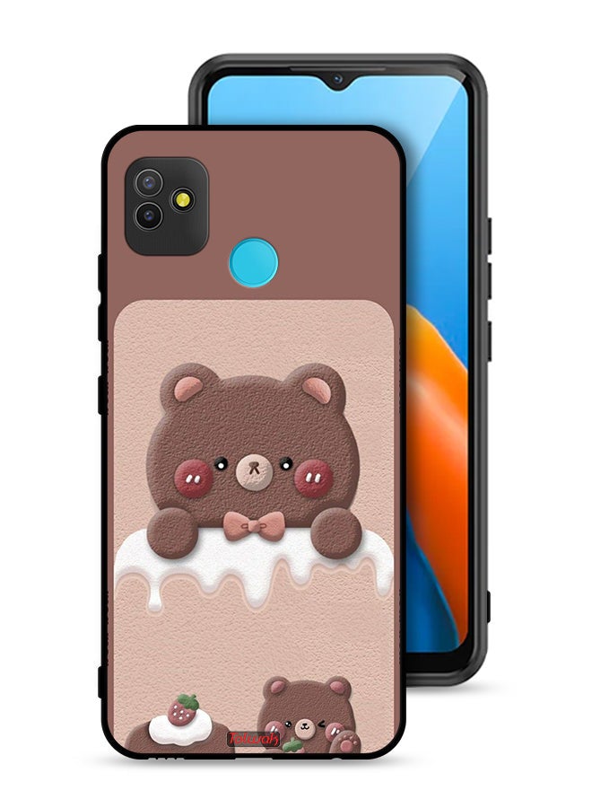 Tolwak Tecno Pop 5 Protective Case Cover Bear Strawberry - Image 1
