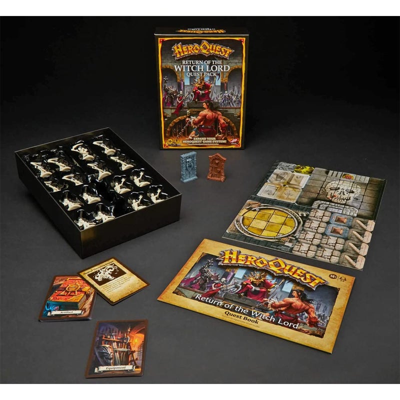 Avalon Hill باك كويست عودة سيد الساحرات من أفالون هيل هيرو كويست، لعبة زحف الزنزانة للأعمار 14 وما فوق، تتطلب نظام لعبة هيرو كويست للعب - Image 2