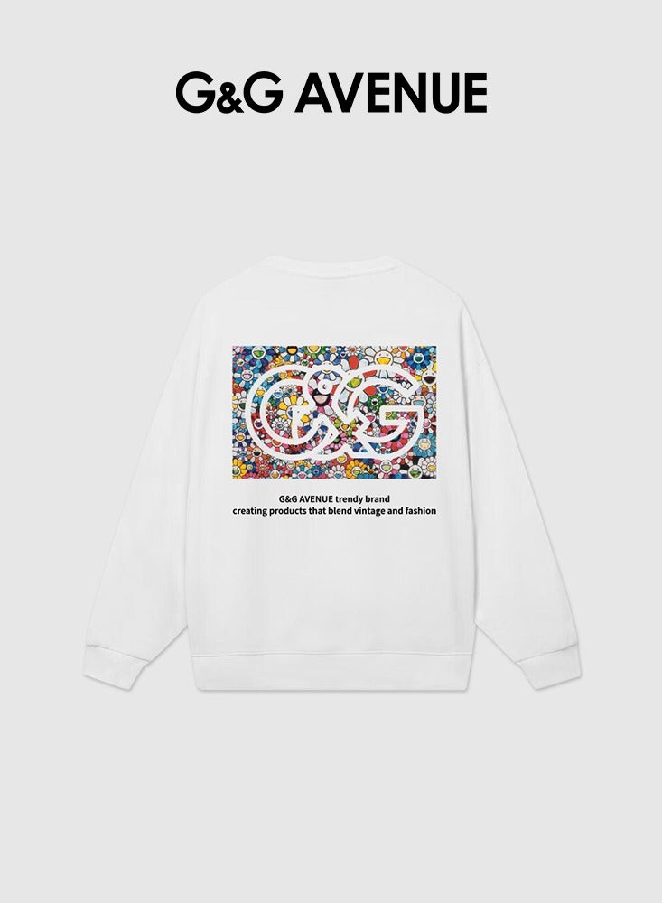 G&G AVENUE Spring and autumn Neutral sun protection clothing,Oversized  long sleeved sun protection, swimming and fishing shirt, quick drying, lightweight running, pure cotton sweatshirt, white  - Image 3