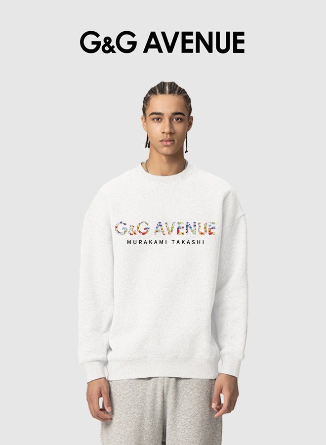 G&G AVENUE Spring and autumn Neutral sun protection clothing,Oversized  long sleeved sun protection, swimming and fishing shirt, quick drying, lightweight running, pure cotton sweatshirt, white  - Image 1
