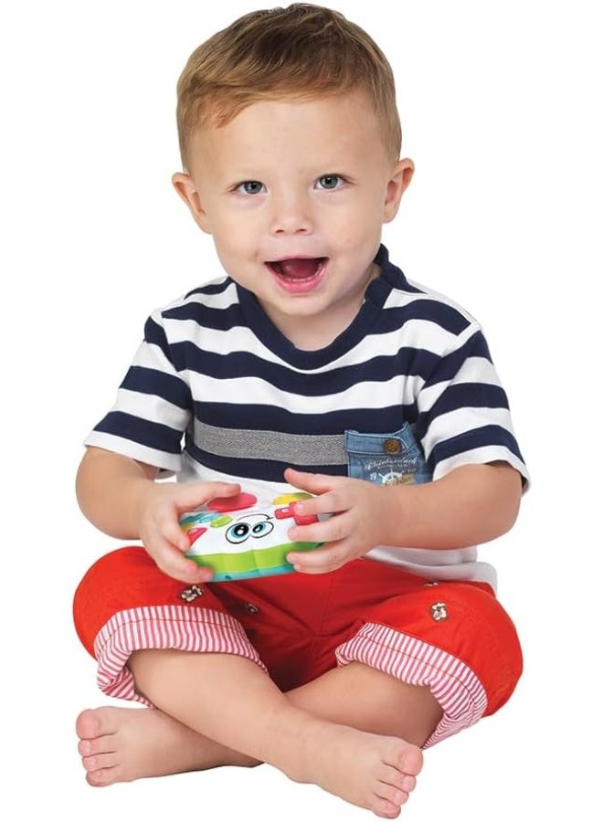 Happy Kids المتعلمون الصغار: جهاز التحكم في الألعاب الأول - الأشكال، الأرقام، الضوء والصوت، ثنائي اللغة، 12 شهرًا وما فوق - Image 4