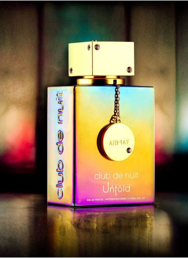 Armaf - Armaf Club De Nuit Untold Eau De Parfum for Unisex 105ml Perfumes for Men Perfume for Women Fragrance Colourful - Image 1