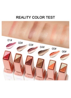 12 Colors Glitter Eye Shadow Stick Set Two Tone Shimmer Gradient Eyeshadow Stick Double Colors Eyeshadow Stick Waterproof Glitter Eye Stick Eyeshadow Pen For Women Eye Makeup (6 Pcs) - pzsku/Z37C085FF1A42D5AF37A9Z/45/_/1694504462/edeb2979-2253-4012-a680-ad8a7d34a02b