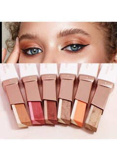 12 Colors Glitter Eye Shadow Stick Set Two Tone Shimmer Gradient Eyeshadow Stick Double Colors Eyeshadow Stick Waterproof Glitter Eye Stick Eyeshadow Pen For Women Eye Makeup (6 Pcs) - pzsku/Z37C085FF1A42D5AF37A9Z/45/_/1694504463/61cba8ae-ecbc-44f8-913a-9aab57e89923