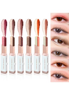 12 Colors Glitter Eye Shadow Stick Set Two Tone Shimmer Gradient Eyeshadow Stick Double Colors Eyeshadow Stick Waterproof Glitter Eye Stick Eyeshadow Pen For Women Eye Makeup (6 Pcs) - pzsku/Z37C085FF1A42D5AF37A9Z/45/_/1694504466/8cb86510-f132-4ffb-bd0b-c1c3b2ca9d20