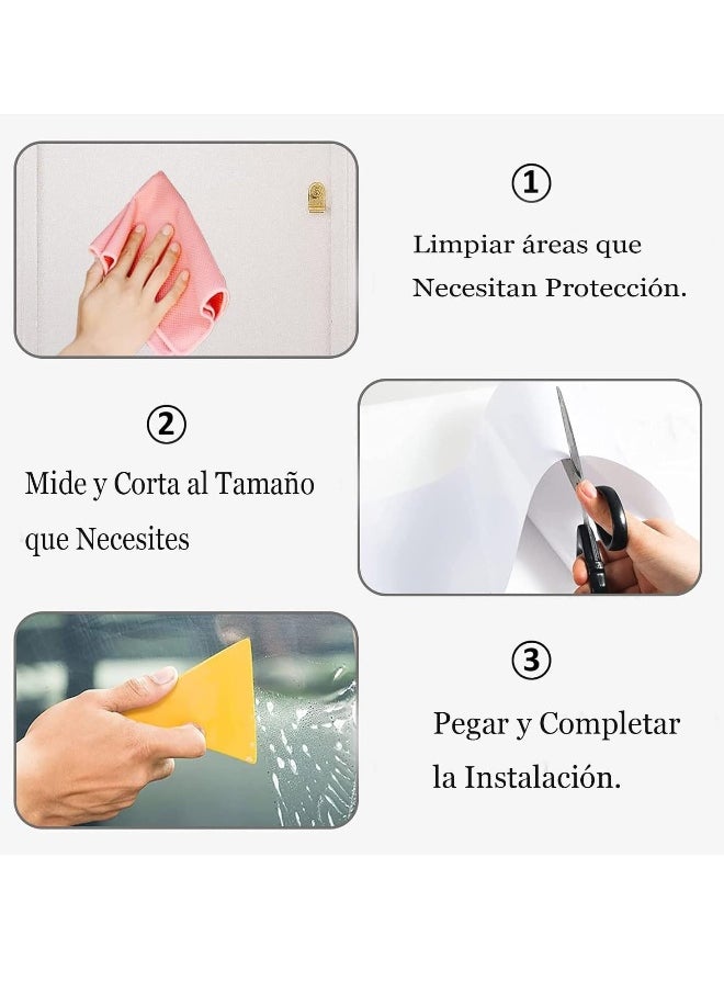 Generic - Pet door scratch protector, pet door scratch protector, scratch protector, cat door scratch protector, four-piece set, 8.2 * 40 - Image 1