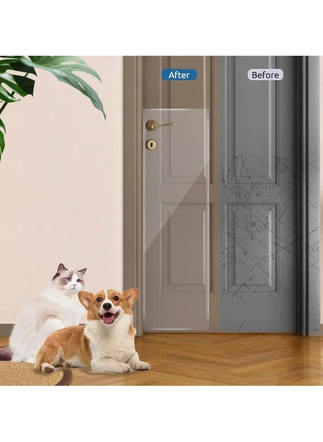 Generic - Pet door scratch protector, pet door scratch protector, scratch protector, cat door scratch protector, four-piece set, 8.2 * 40 - Image 1