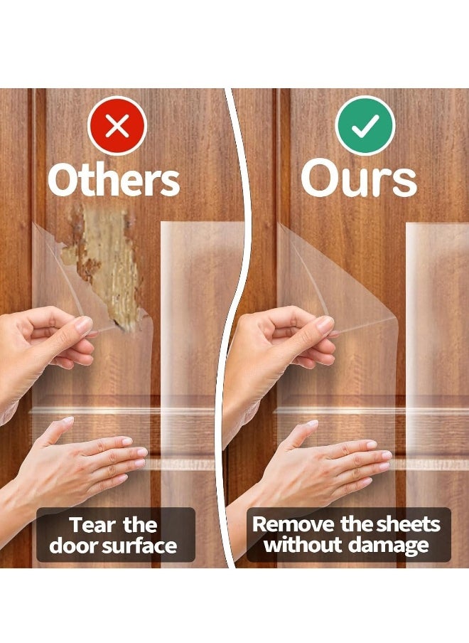 Generic - Pet door scratch protector, pet door scratch protector, scratch protector, cat door scratch protector, four-piece set, 8.2 * 40 - Image 1