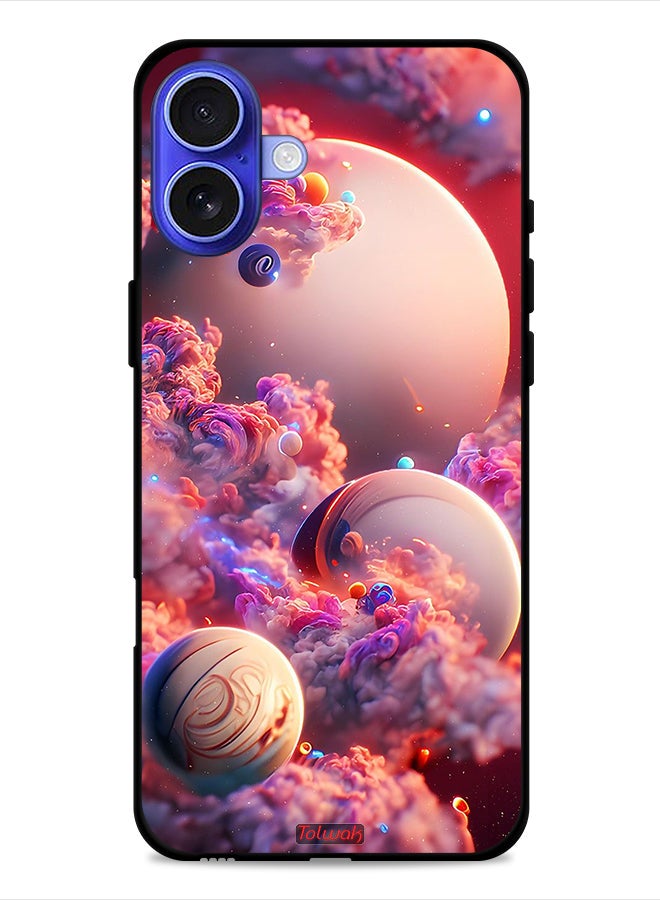 Tolwak Apple iPhone 16 Protective Case Cover Clouds Abstract Art - Image 1