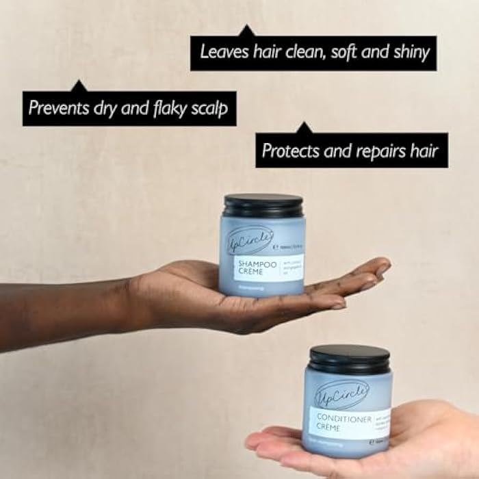 UpCircle Haircare Duo – Shampoo and Conditioner Crème – Rosemary Oil , Coconut Oil + Vitamin E – Prevents Frizz, Protects Scalp + Boosts Circulation – Vegan , Cruelty-Free + Sustainable - Image 4