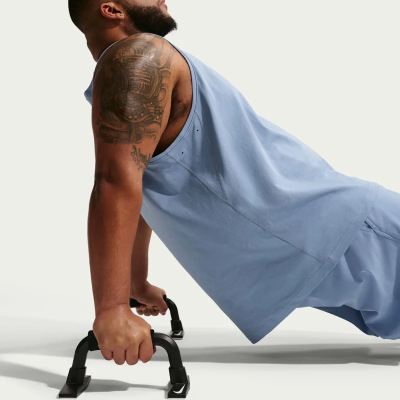 Nike Blue Men's Primary Dri-FIT Tank Top for Men | Best Price UAE