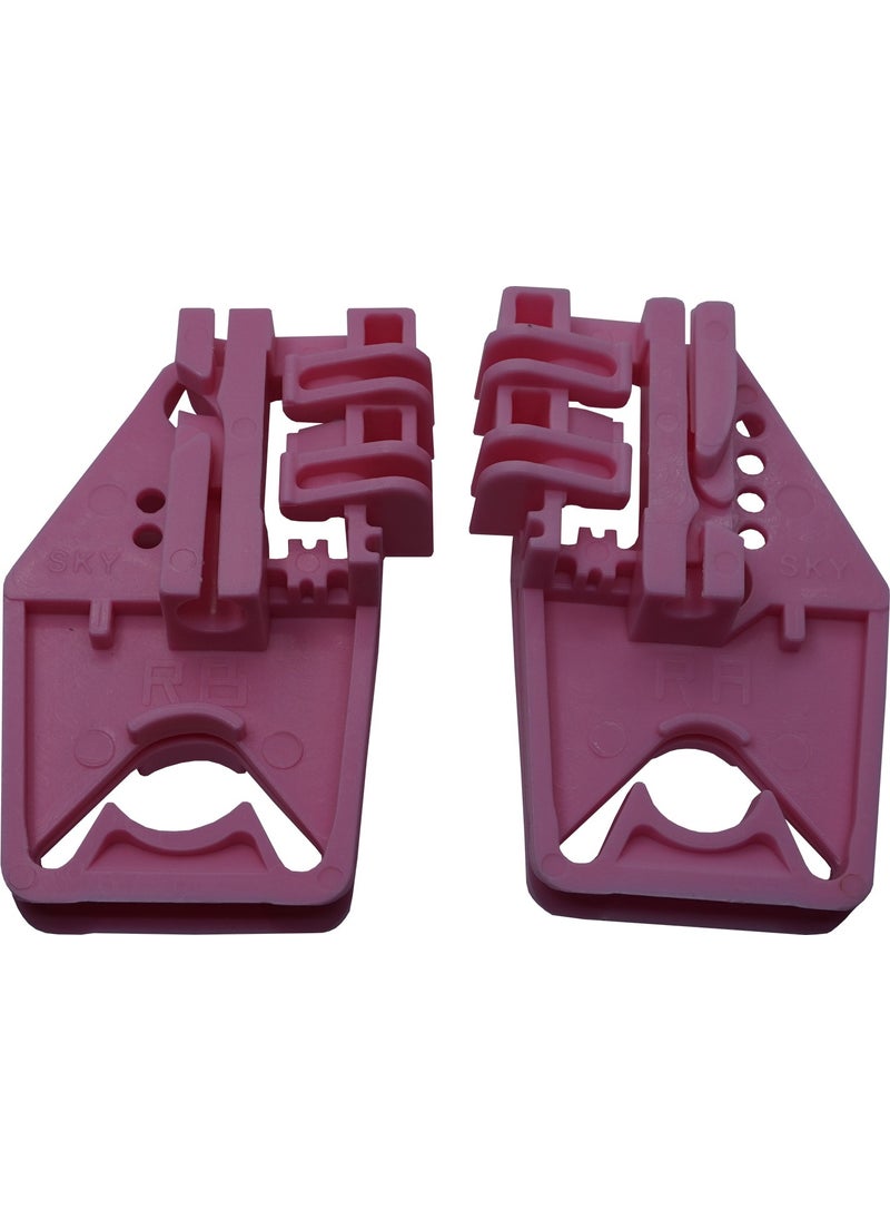 Bross Otomotiv Bross Automotive BWR338+BWR339 Front Right Door Window Regulator Clip for Skoda Octavia 2 1z 1Z1837462  - Image 1